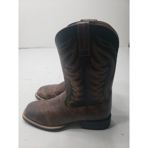 Ariat 10029689 Men\'s Amos Full-Grain Leather Square Toe Western Boots Size 9.5D main image 7